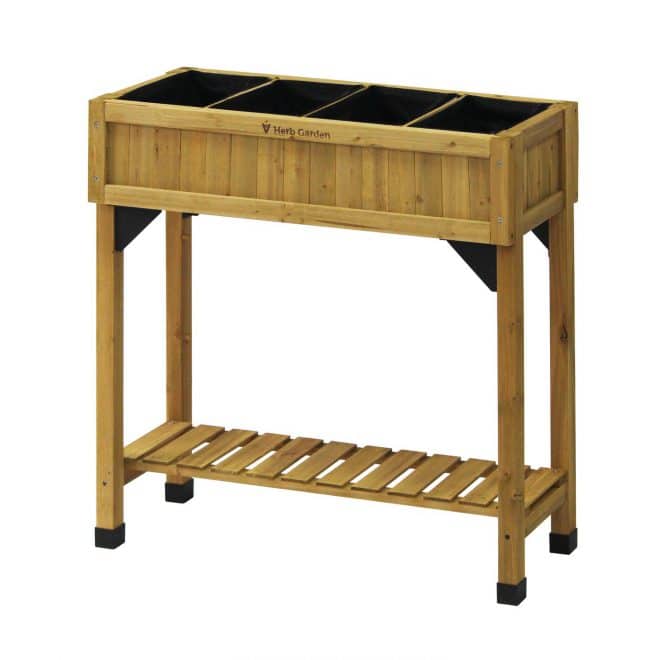 Herb Planter 4 Pockets - Natural - FSC 100%