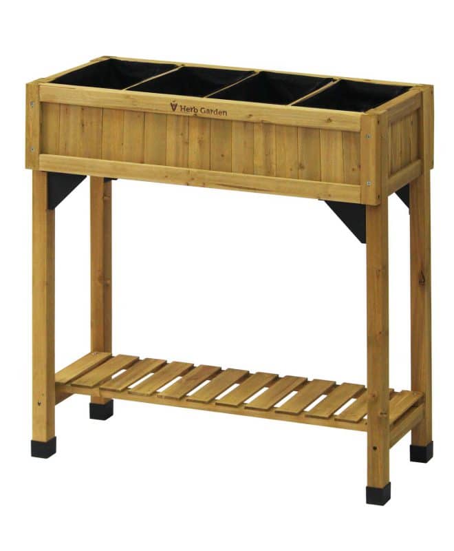 Herb Planter 4 Pockets - Natural - FSC 100%