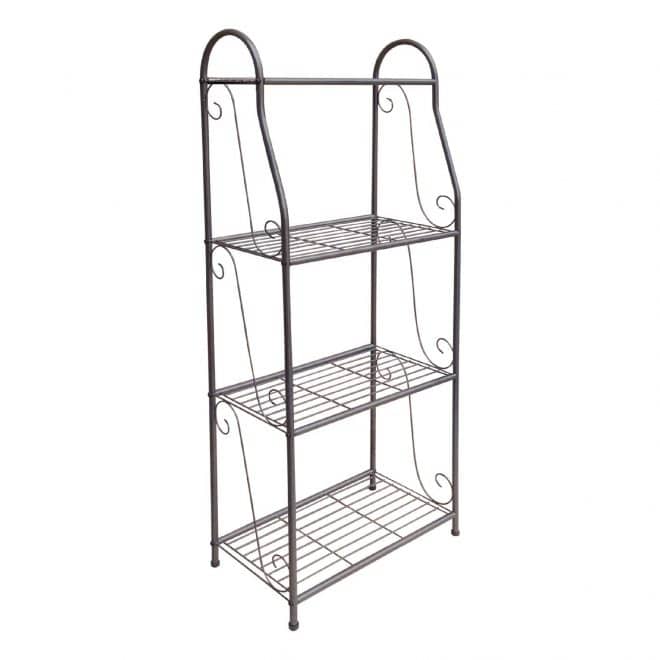 Plant Stand 4 Shelf - Hammertone Finish