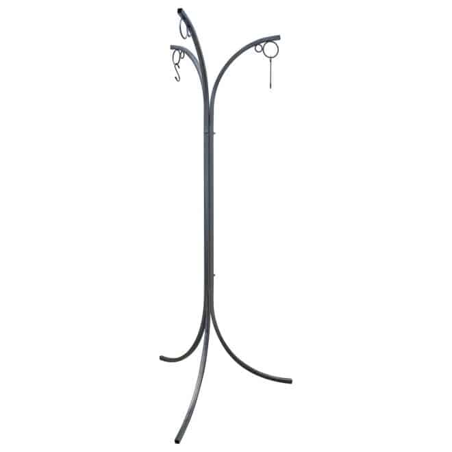 Hanging Basket Stand (holds three baskets) Hammertone - Image 2