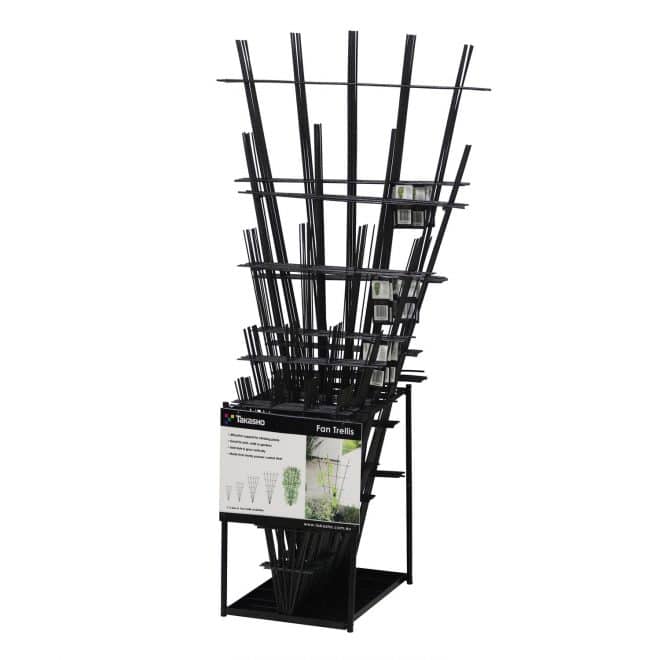 display unit  - fan trellis - black