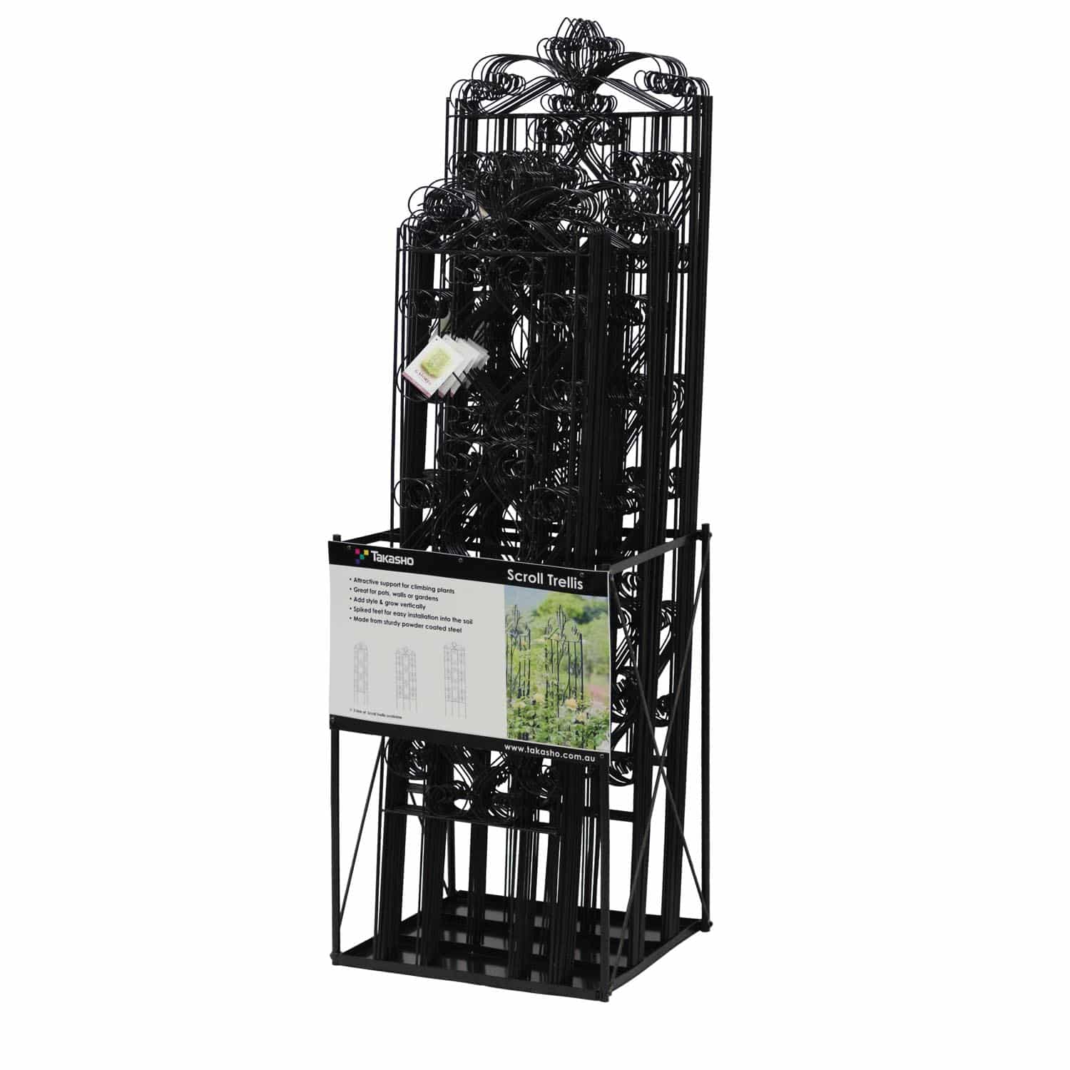 Display Unit  - Scroll Trellis - Black