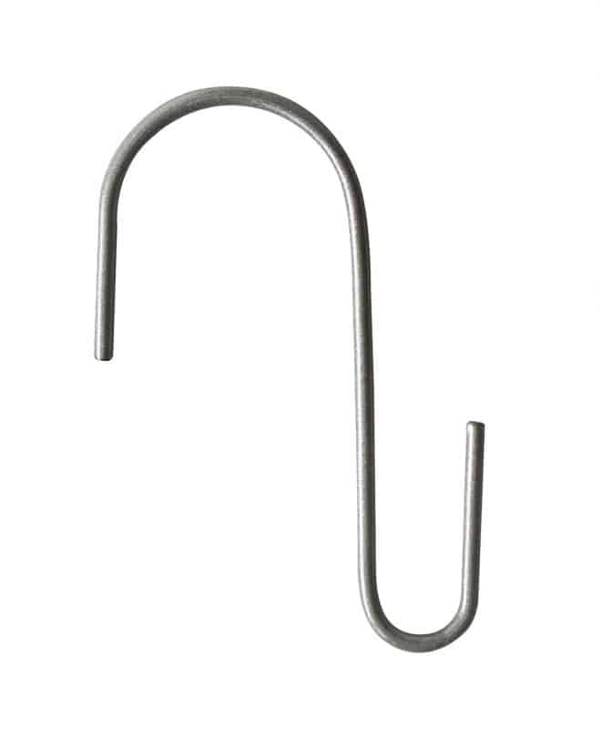 Wire S Hook 15cm - Silver