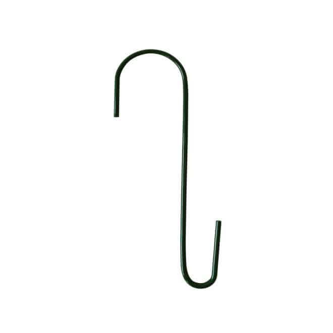 Wire S Hook 23cm - Green