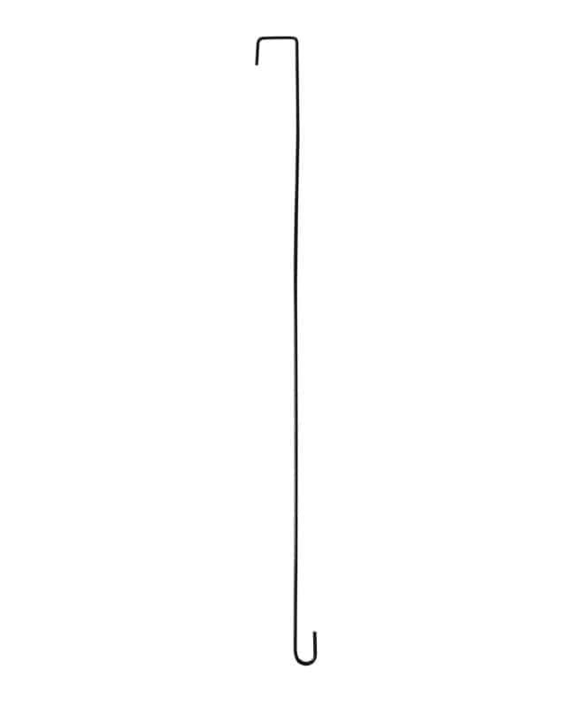 Wire Pergola Hook 90cm -Black