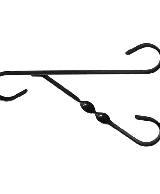 Wall Bracket Scrolled 33cm - Black
