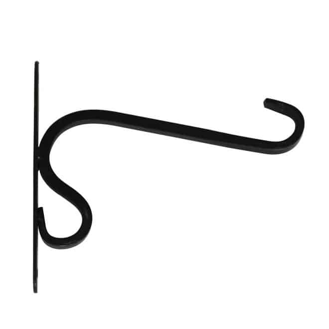 Blacksmith Square Wall Bracket 25cm - Black