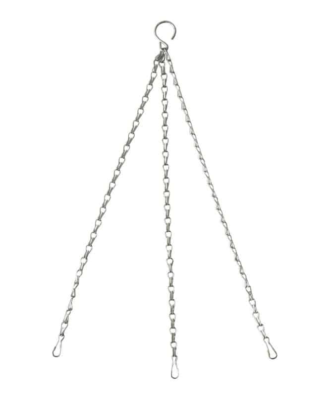 Hanging Basket Chain - 3 piece 45cm - Silver