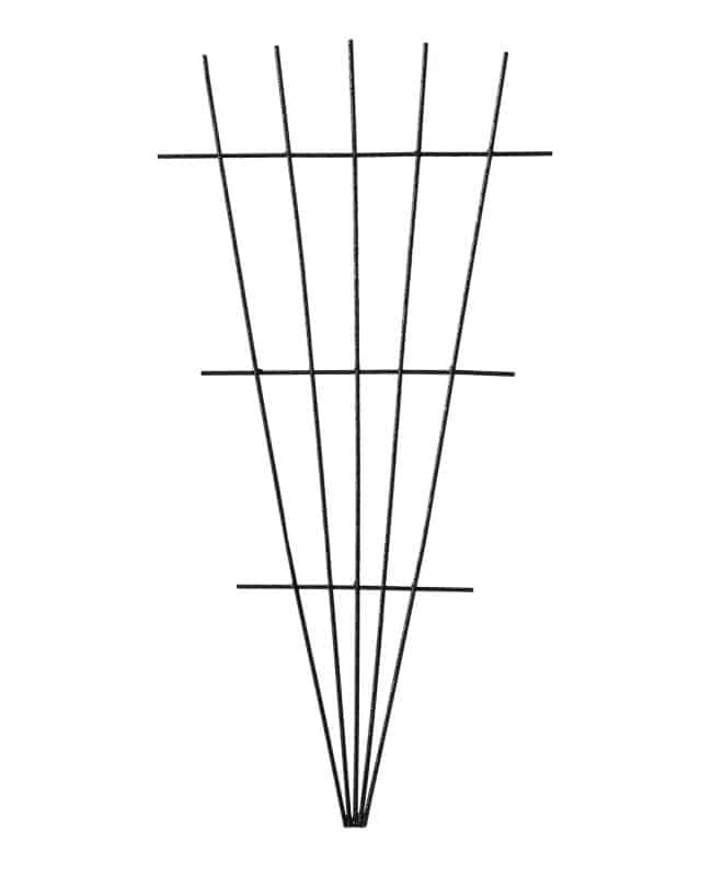 Fan Trellis 60cm - hammertone