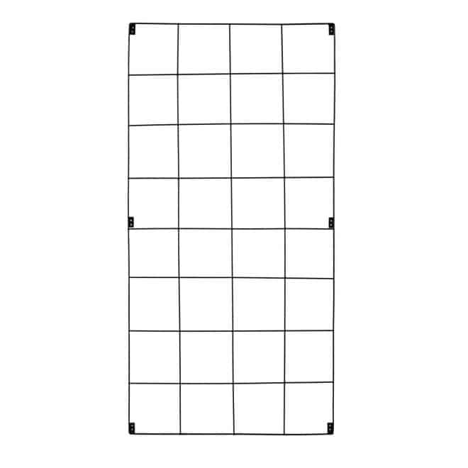 Wire Wall Plant Trainer 150 - Black (with brackets)
