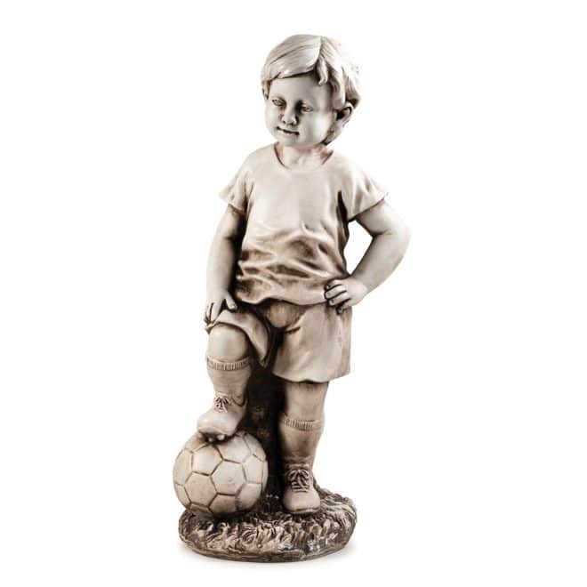 Boy Kicking Soccer Ball - Large