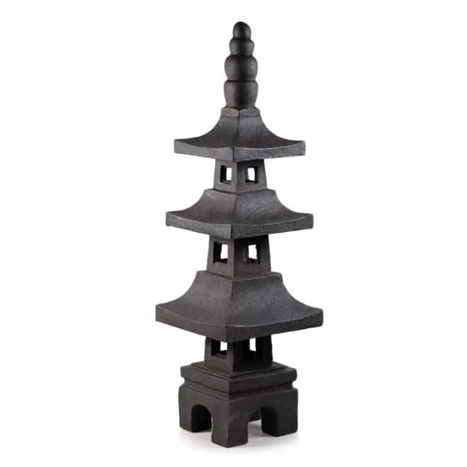 Pagoda - 3 Levels - Rusted Iron Finish