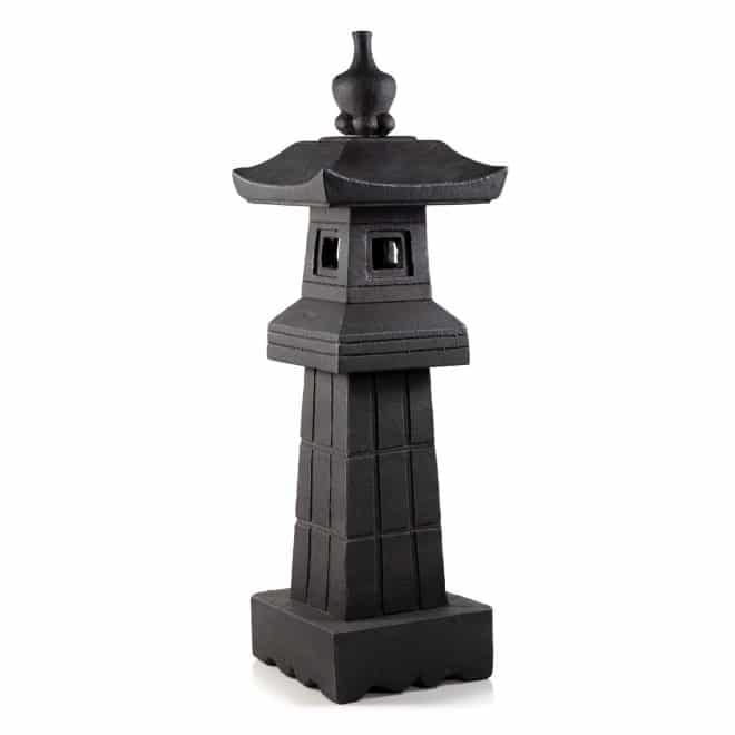 Pagoda on Pedestal - Rusted Iron Finish