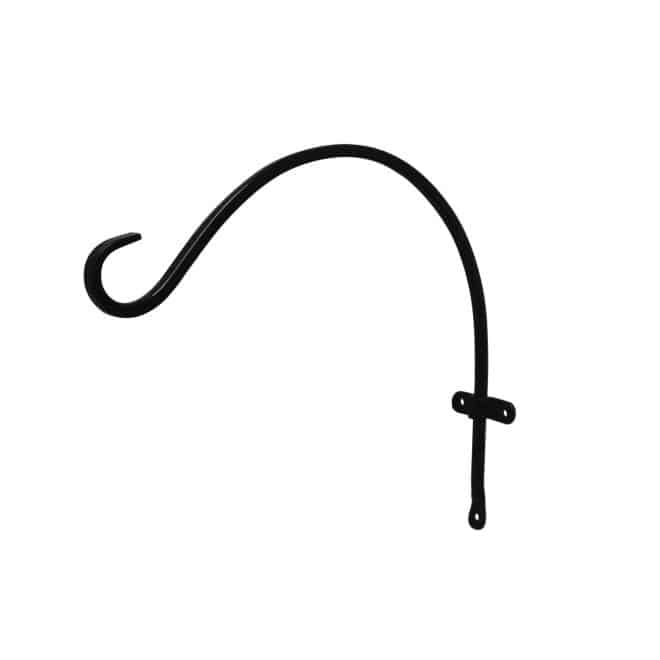 Blacksmith Round Wall Bracket 30cm - Black