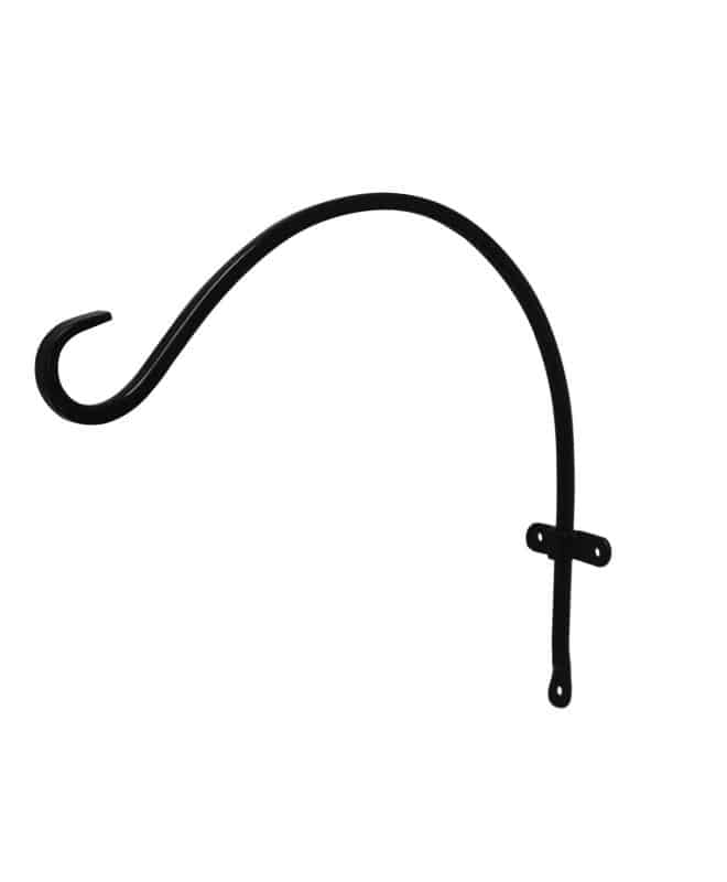 Blacksmith Round Wall Bracket 30cm - Black