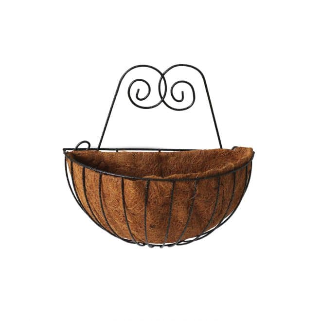 Classic Wall Basket & Liner 40cm - Hammertone