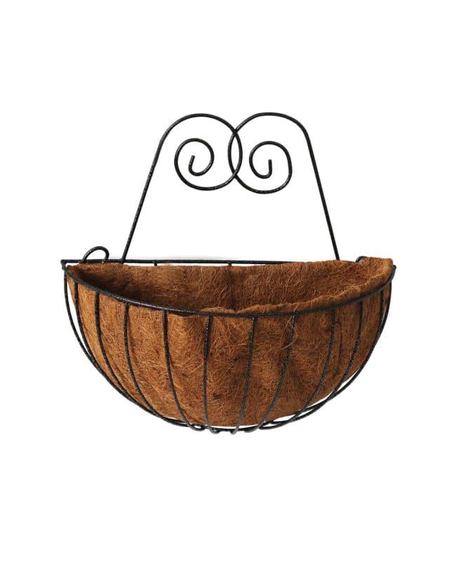 Classic Wall Basket & Liner 40cm - Hammertone