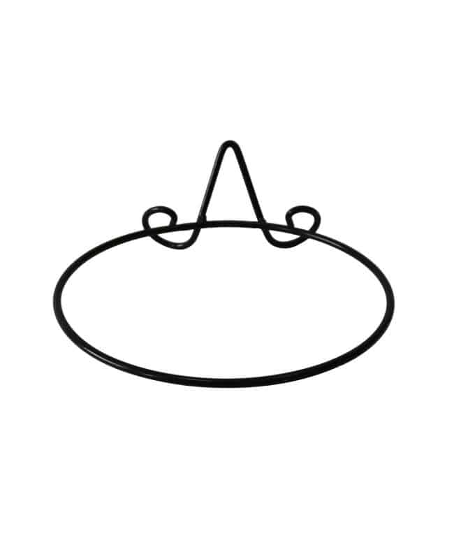 Wire Wall Pot Ring 25cm - Black