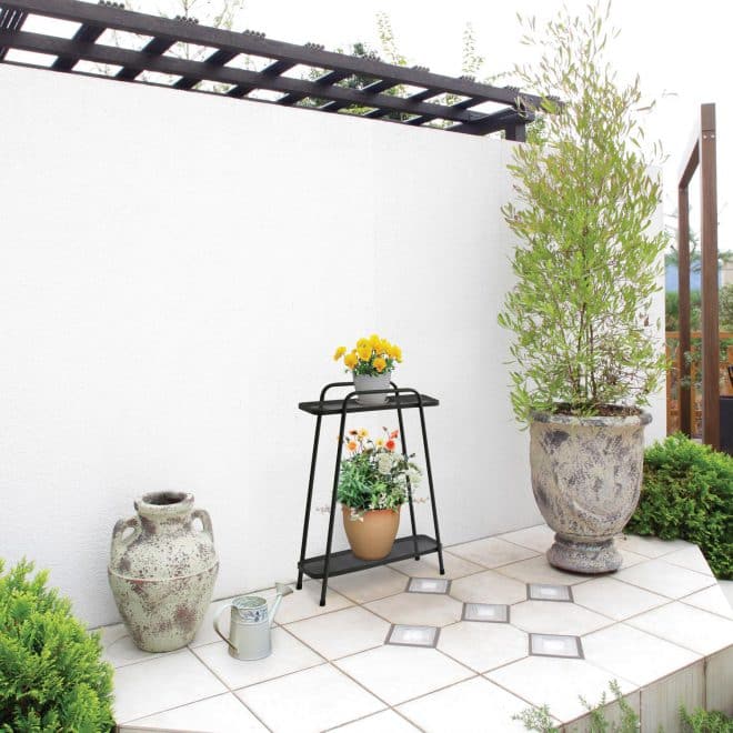 Plant Stand Modern - 2 Shelf Tall - Image 2
