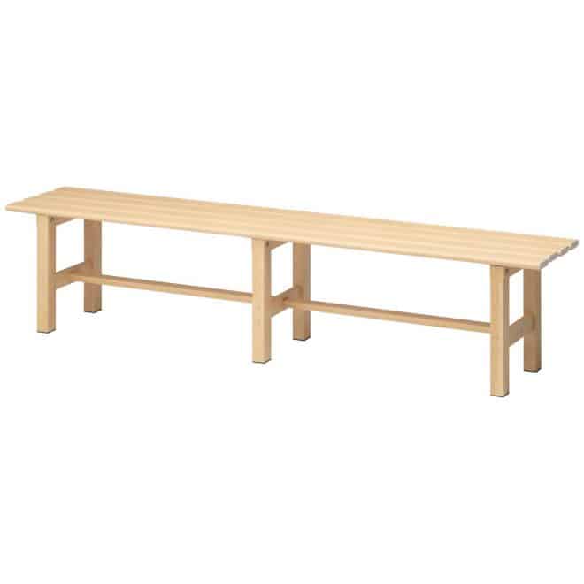 Bench Seat 150cm - Aluminium - Cream