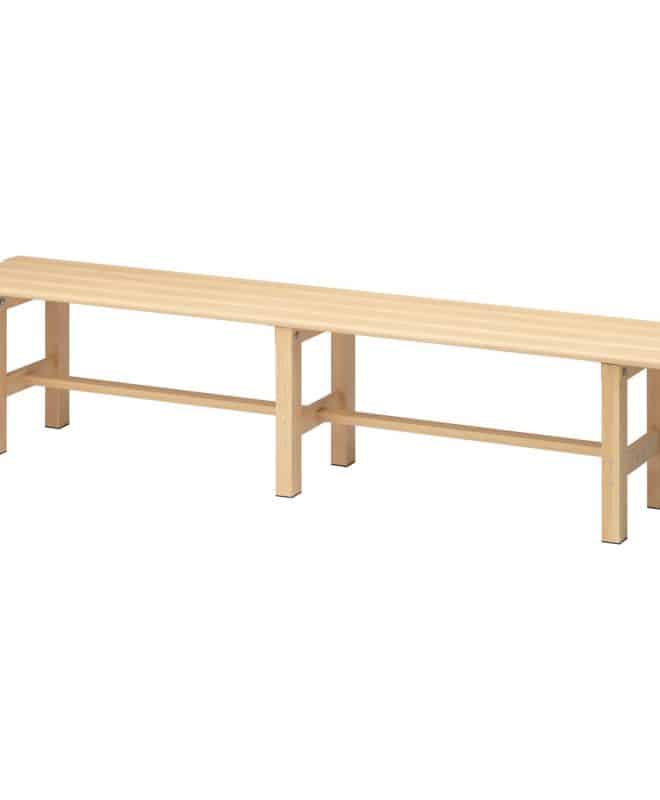 Bench Seat 150cm - Aluminium - Cream