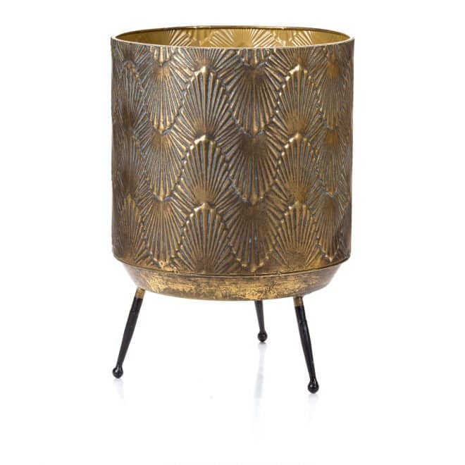 Organiks Planter on Legs 35 - Antique Bronze Finish