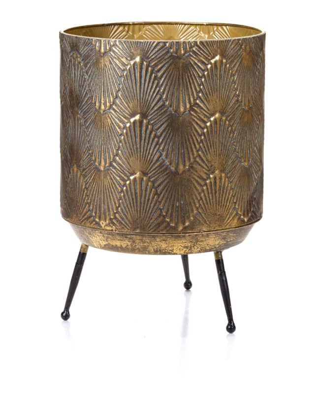 Organiks Planter on Legs 35 - Antique Bronze Finish