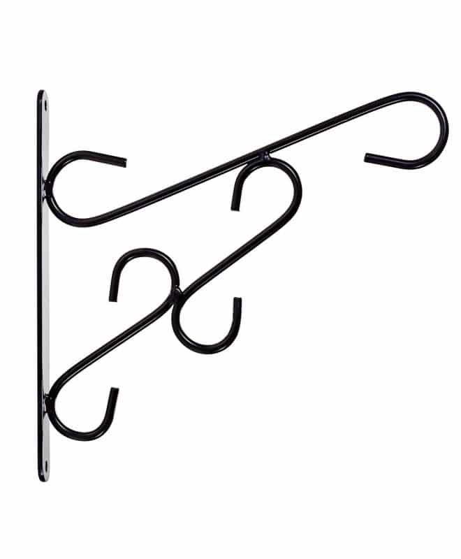Wire Bracket 23cm - Black