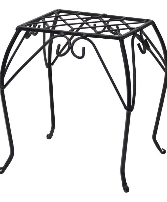 Plant Stool Sienna Square - Black