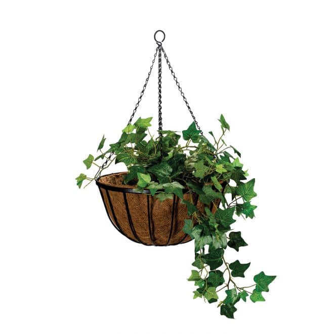 Hanging Basket Cathedral 45.5cm - Black