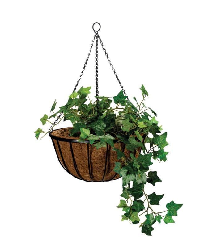 Hanging Basket Cathedral 45.5cm - Black
