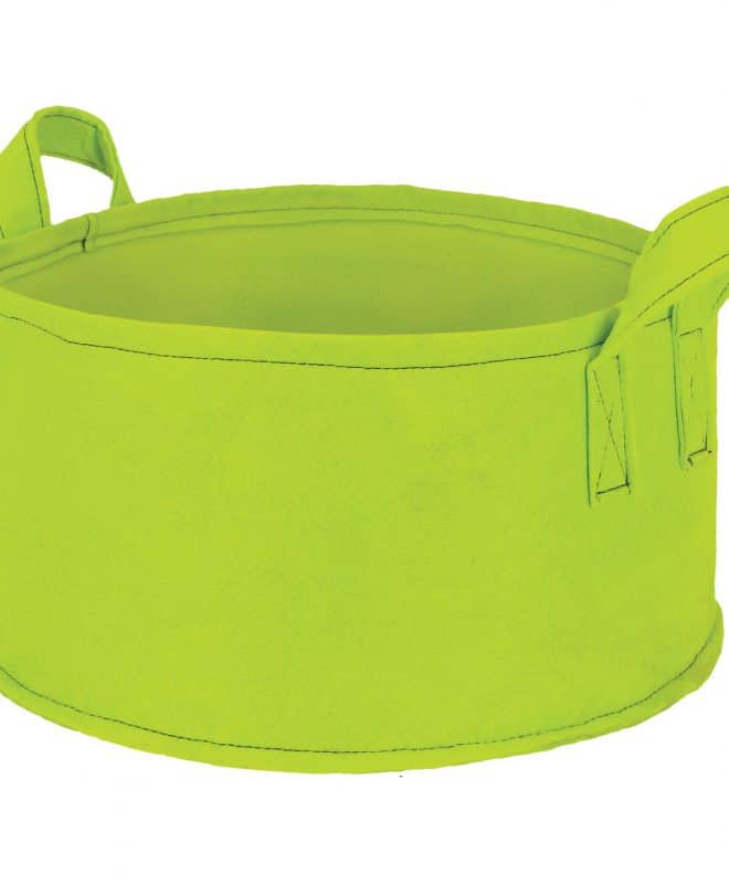 Felt Planter - Round - Small - Lime Green