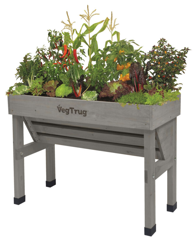 VegTrug Wallhugger - Small 1m - Grey Wash - FSC100% - Image 3