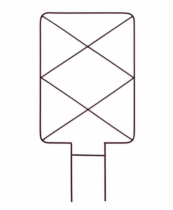 VegTrellis Panel 80cm Red Wine