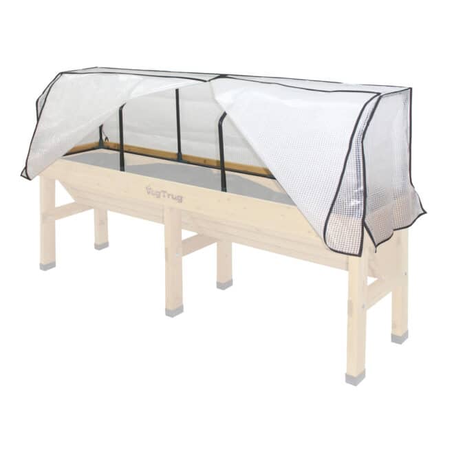 Wall Hugger 1.8m Greenhouse Frame and PE Cover Medium - Image 2
