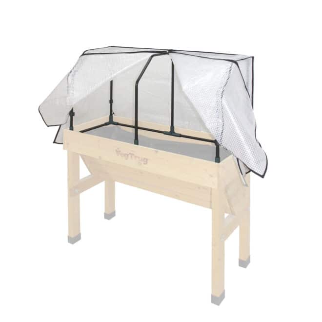 Wall Hugger 1m Greenhouse Frame and PE Cover Small - Image 2
