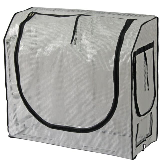 Small 1m WallHugger Greenhouse PE/MM replacement Cover Tall Version (no frame) - Image 3