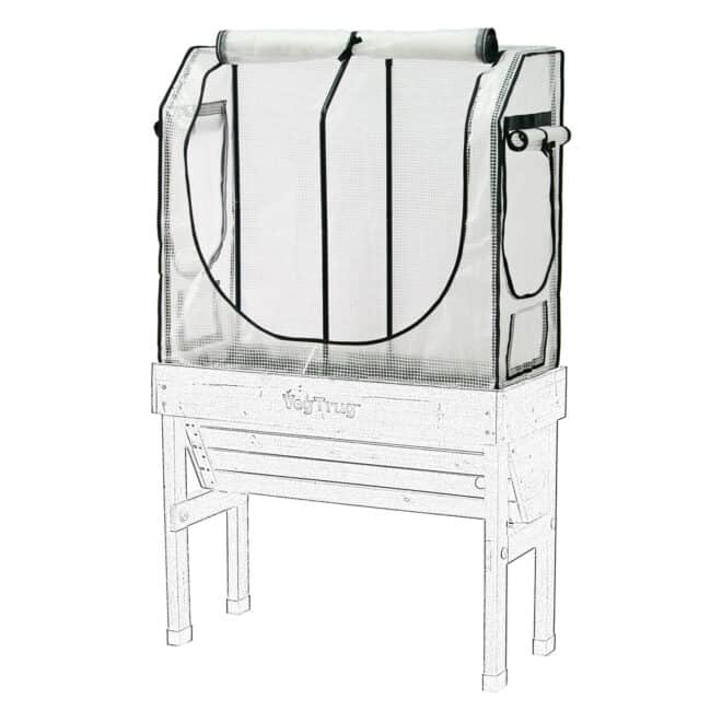 Small 1m WallHugger Greenhouse PE/MM replacement Cover Tall Version (no frame) - Image 5