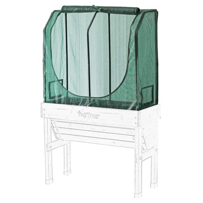 Small WallHugger Shade Cover only - Green 60% shade - Tall version (no frame) - Image 3