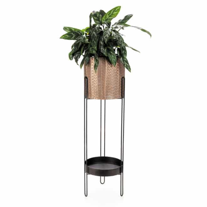 Osmunda Planter 89cm - Aged Brass Finish