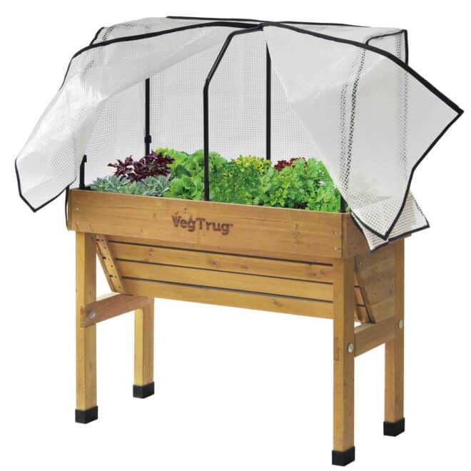 Wall Hugger Small 1m Greenhouse PE Cover (no frame) - Image 2