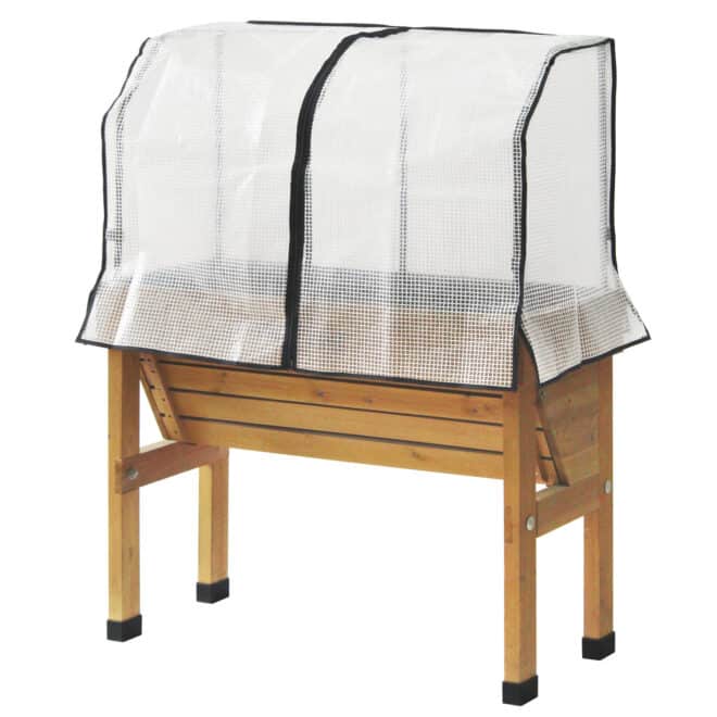 Wall Hugger Small 1m Greenhouse PE Cover (no frame) - Image 3