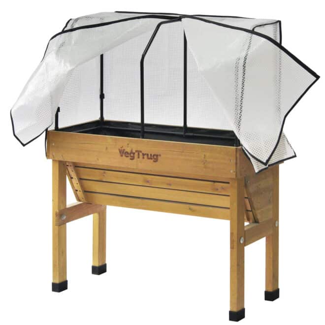 Wall Hugger Small 1m Greenhouse PE Cover (no frame) - Image 4