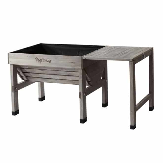 VegTrug Side Table for Classic - Grey Wash - FSC 100% - Image 2