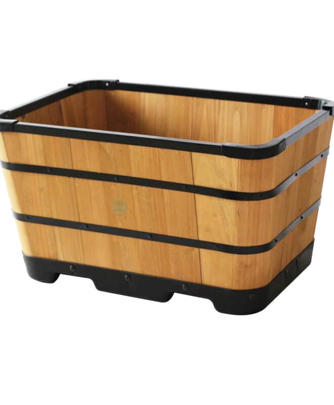 Wooden Planter Trough - 60cm - Natural - FSC 100℅