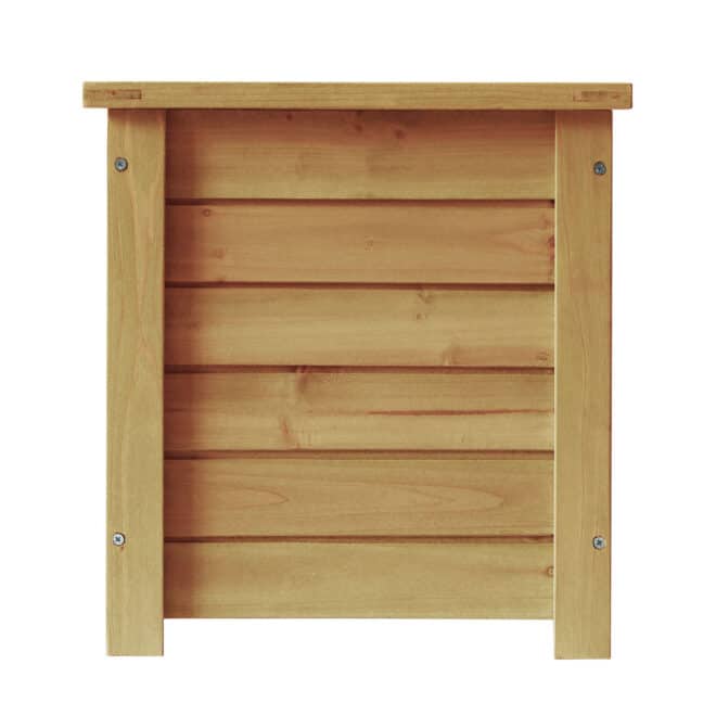 Wooden Square Box Planter - 35cm - Natural - FSC 100% - Image 5