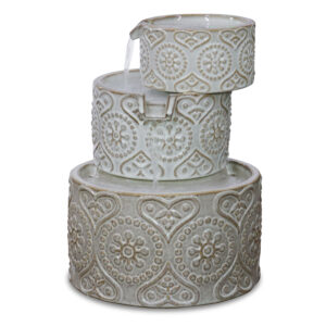 Konya cascading ceramic water feature