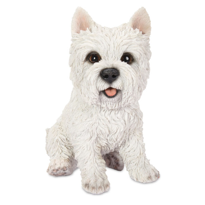 Westie Sitting - White
