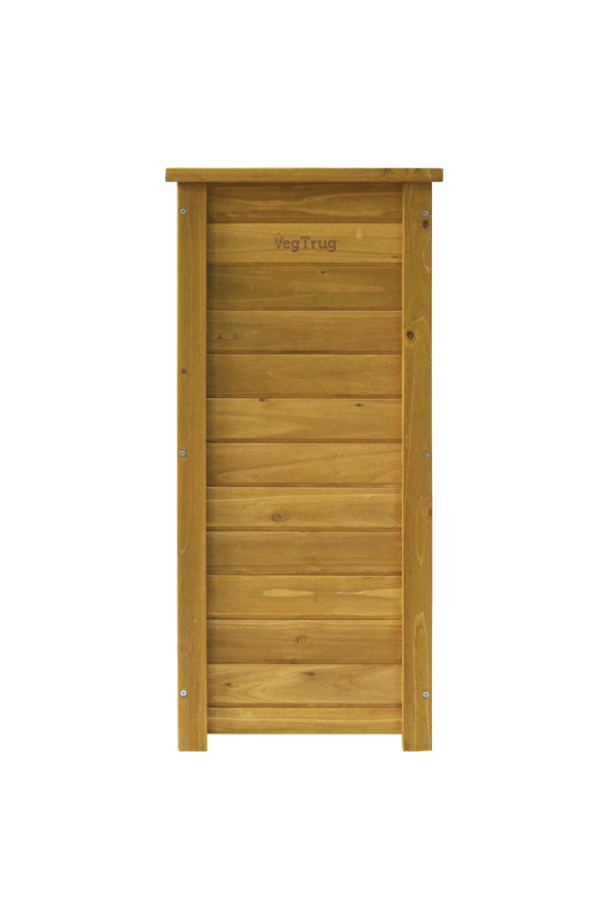 Wooden Planter Square Tall - Natural (FSC 100%) - Image 3