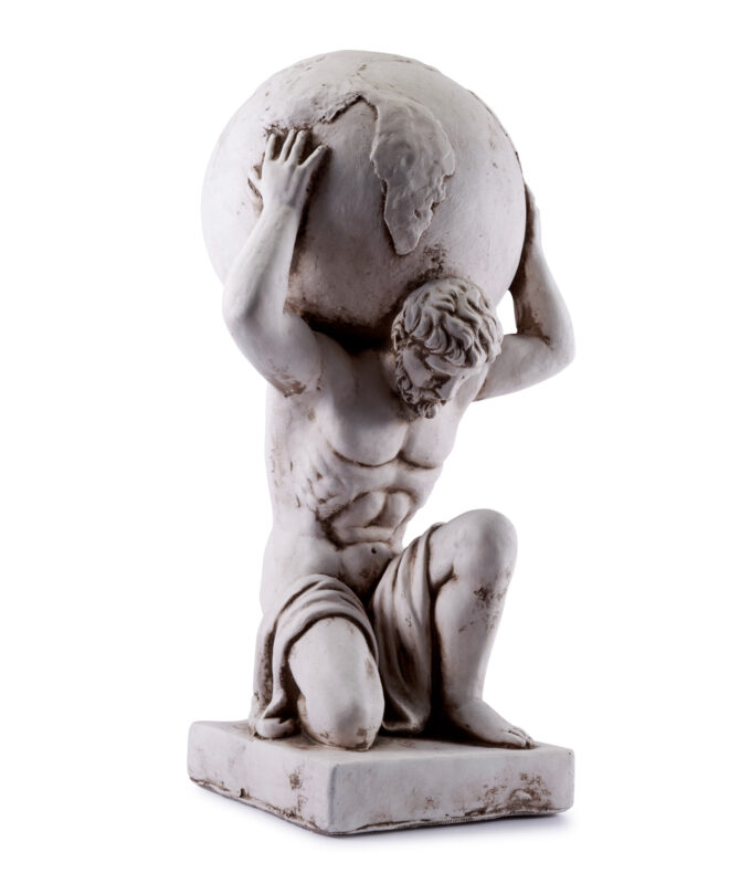 Atlas Medium format figurine